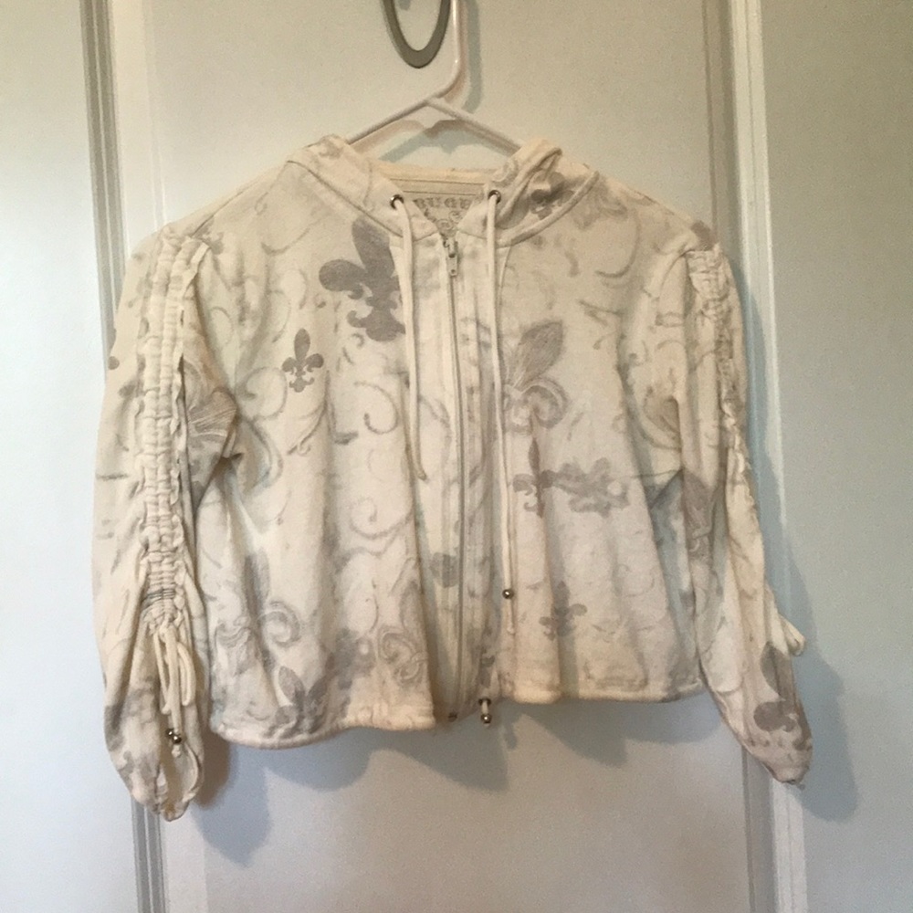 100% cotton summer crop sweater